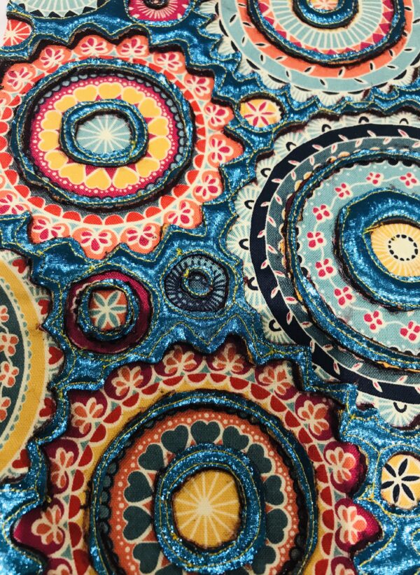 'Soldered Cards ' - A Home Delivered Machine Embroidery Project in a Box - Image 2