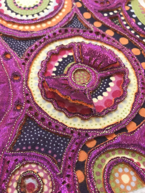 'Soldered Cards ' - A Home Delivered Machine Embroidery Project in a Box - Image 5