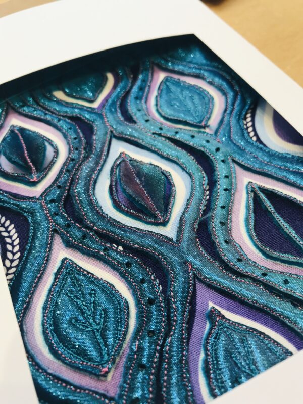 'Soldered Cards ' - A Home Delivered Machine Embroidery Project in a Box - Image 6