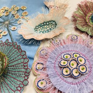 'Fantasy Flowers' - A Textile Wall Panel