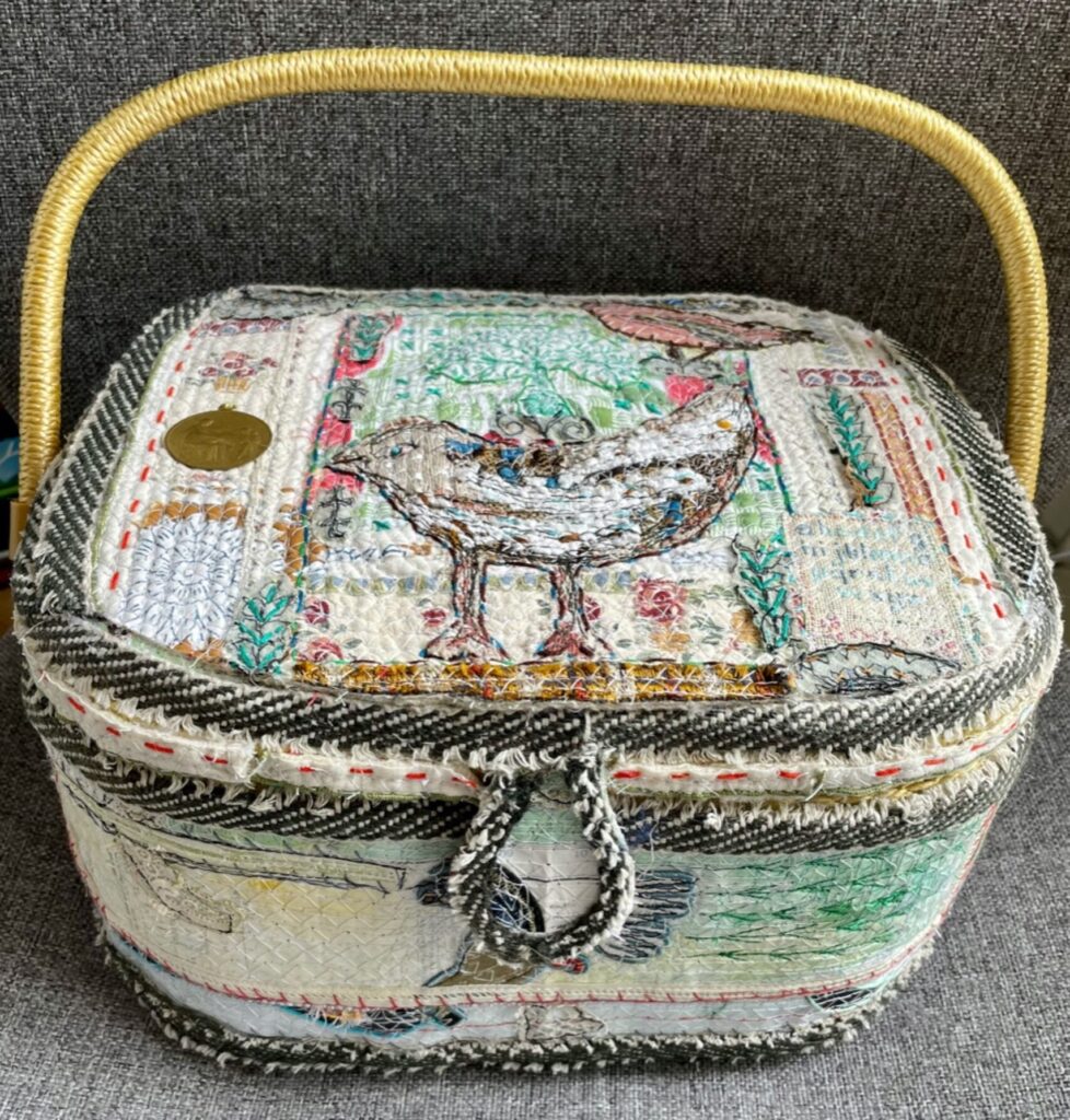 Small Suitcase /Sewing Basket – Nature theme with Anne Kelly, *New 2023