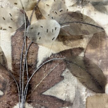 Textile Wall Art with Leaf Eco Printing *November 2023 Spaces Available