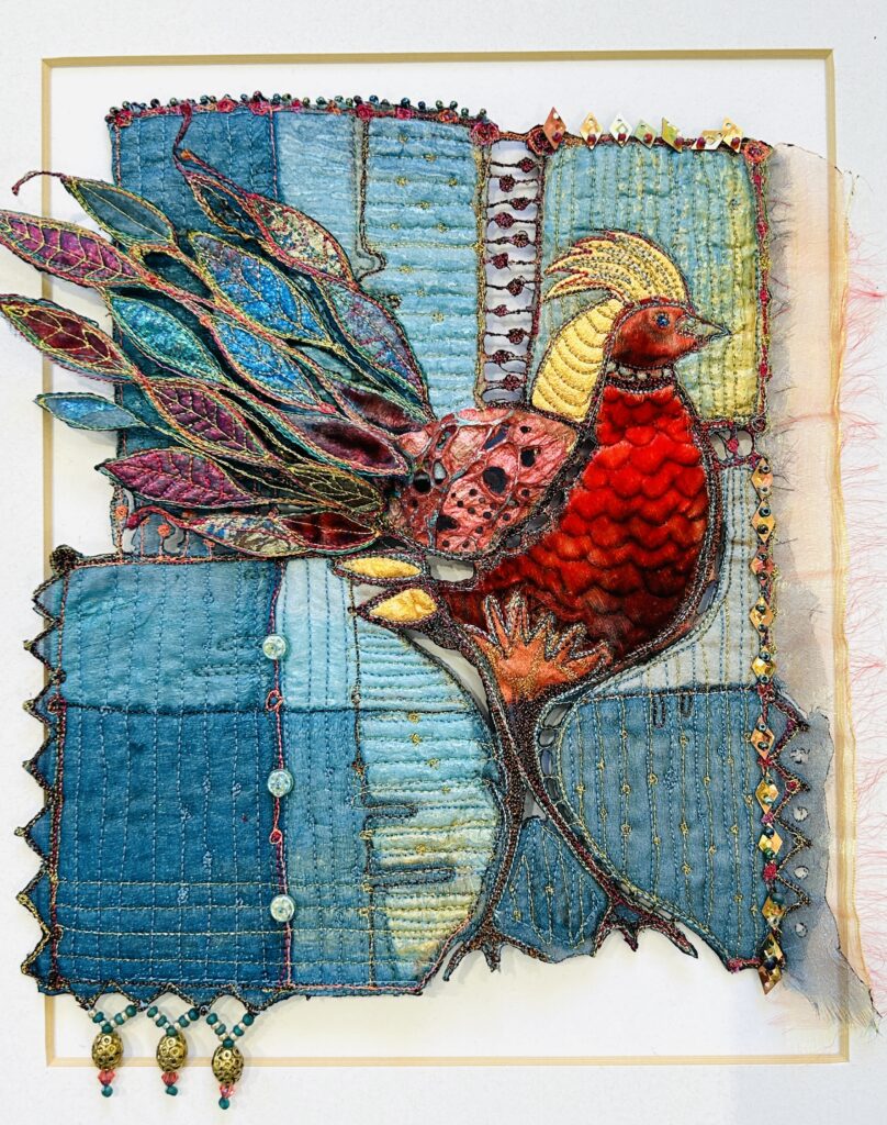 'Sumptuous Soldering' - Machine Embroidered Panel *New Dates 2026 ...