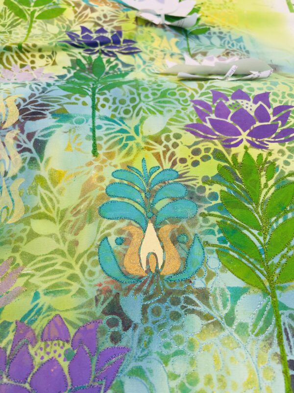 'Flower Power' - Textile Wall Panel over three days *2026 - Image 19