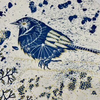 ‘Blue Birds’ – Cyanotype Triptych on Indian Rag Paper *New dates available!