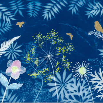 ‘My Blue Garden’ – Layered Cyanotypes with UV Lights* New 2025