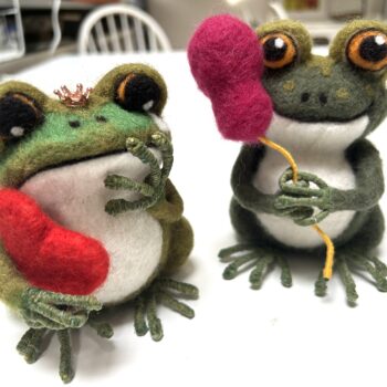 Cute 3-D Felted Frog – with Jan Vincent *New 2025