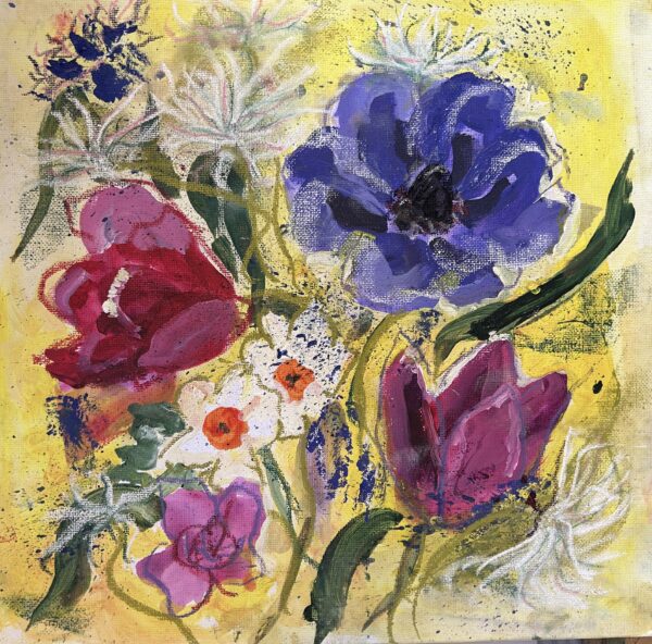 'Summer Artful Florals ' - Acrylic Painting with Lucy Perry *New Date '25 - Image 15