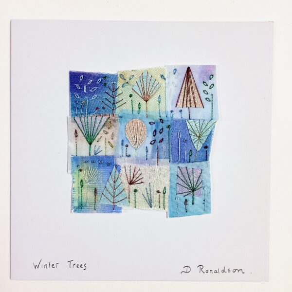 'Winter Trees' - Handstitch with Dot Ronaldson * New 2025 - Image 3