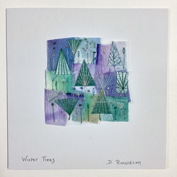'Winter Trees' - Handstitch with Dot Ronaldson * New 2025 - Image 4