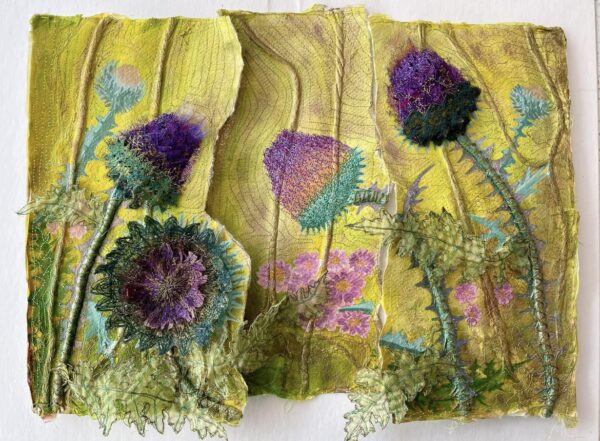 'Mixed Media Triptych' - Machine Embroidery Summer Course '26 - Image 26