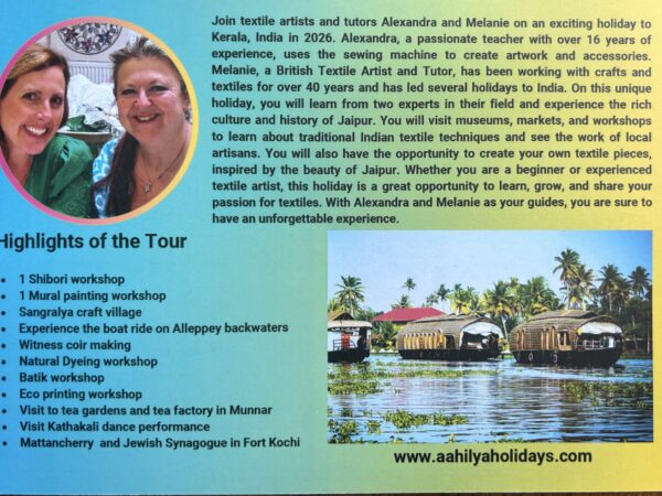 Craft & Cultural Tour of Kerala with Alex Waylett & Melanie Missin *Jan 2026 - Image 3