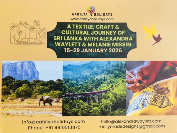 Textile & Craft Tour of Sri Lanka with Alex Waylett & Melanie Missin *January 2026 - Image 2