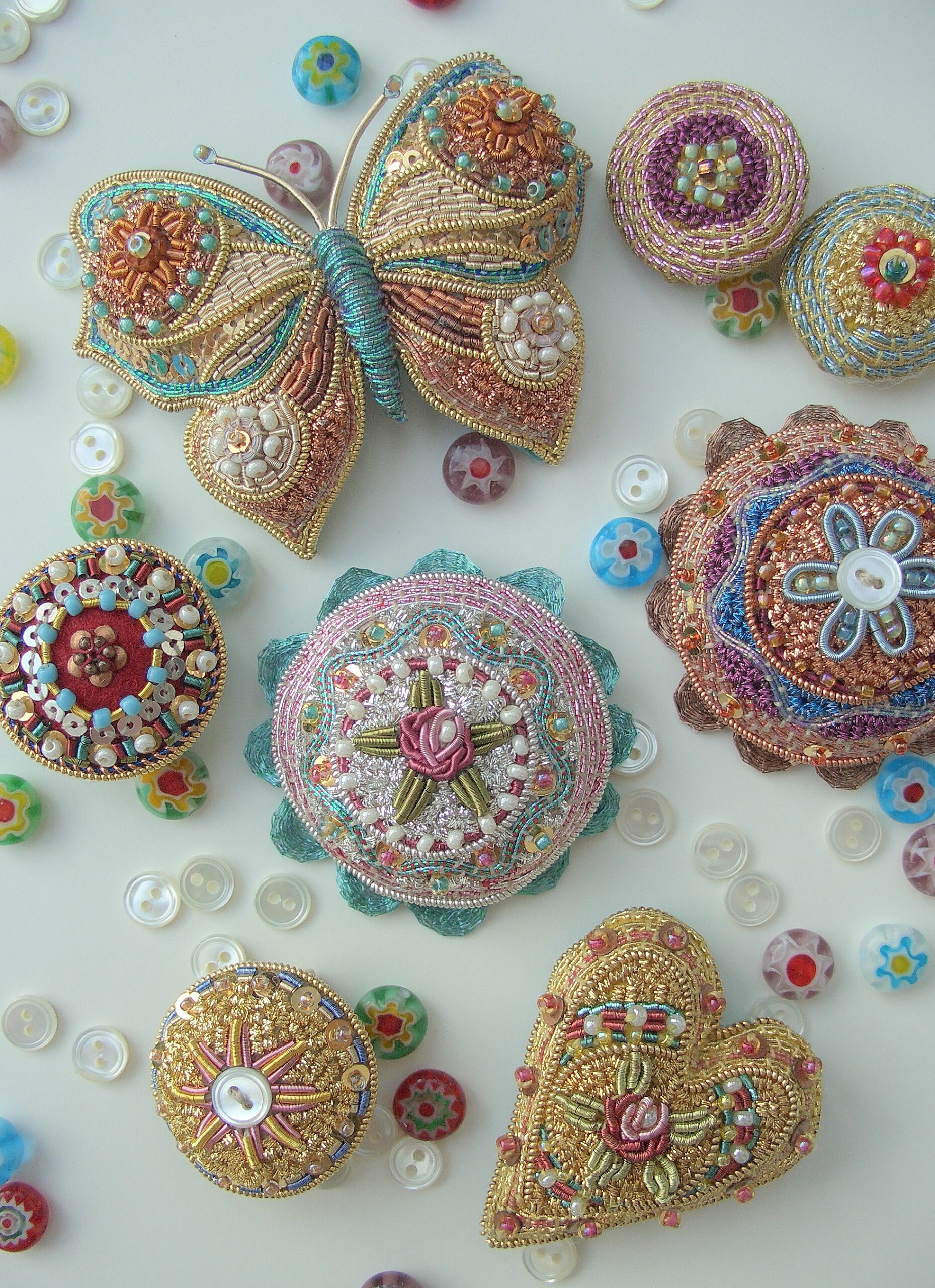 Birds and Butterflies in Metal Thread Work with Jenny Adin-Christie *New 2026 - Image 4