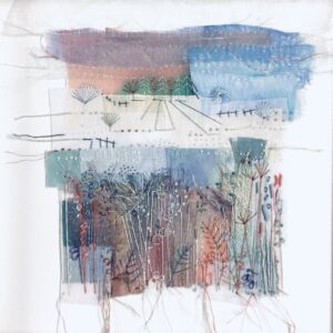 'Winter Trees' - A Hand Stitched Landscape with Dot Ronaldson *New