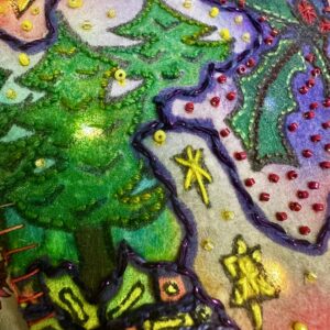 'Stockings Alight' Christmas Hand Stitch with Mellymade*New 2026
