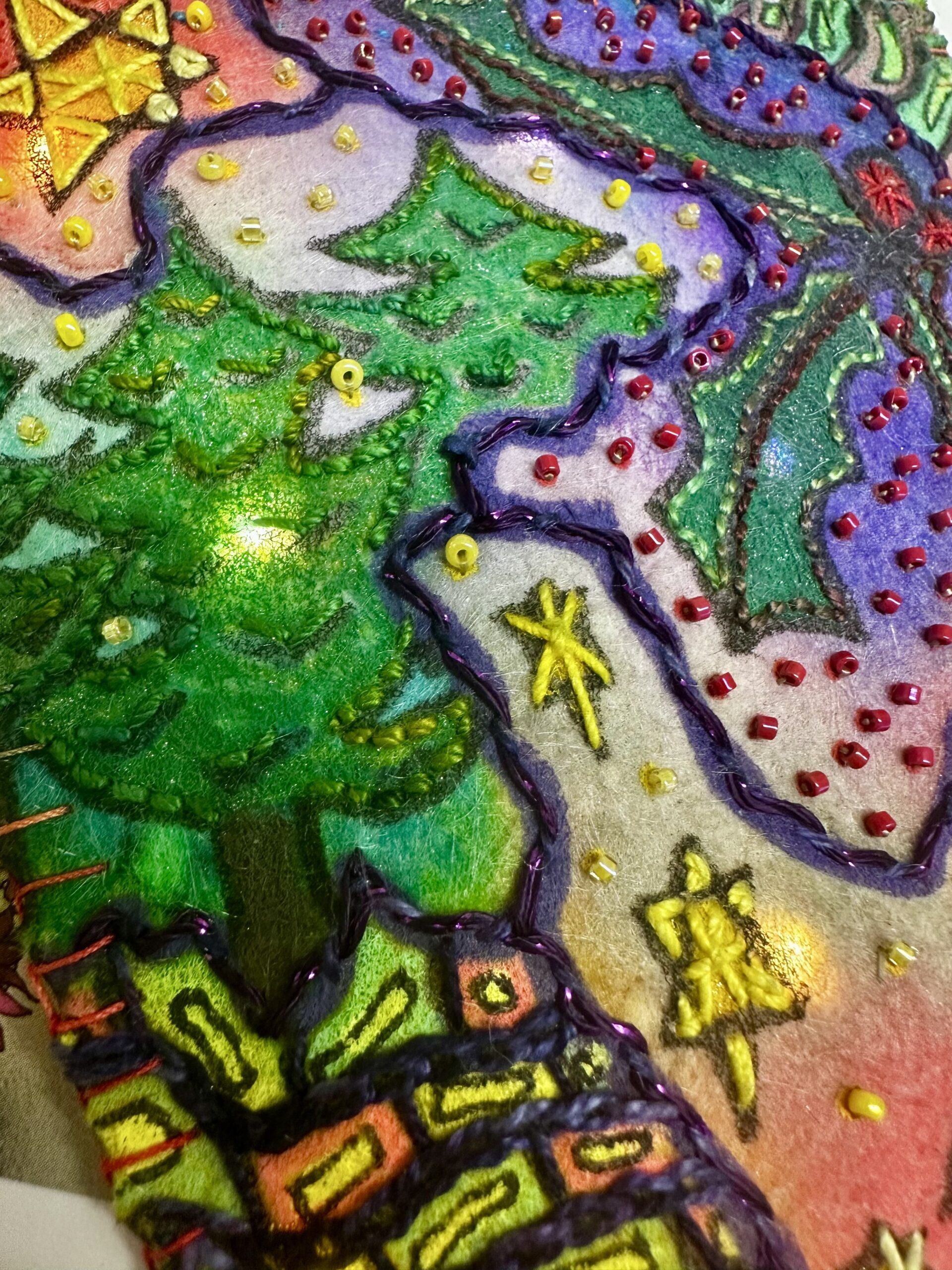 'Stockings Alight' Christmas Hand Stitch with Mellymade*New 2026