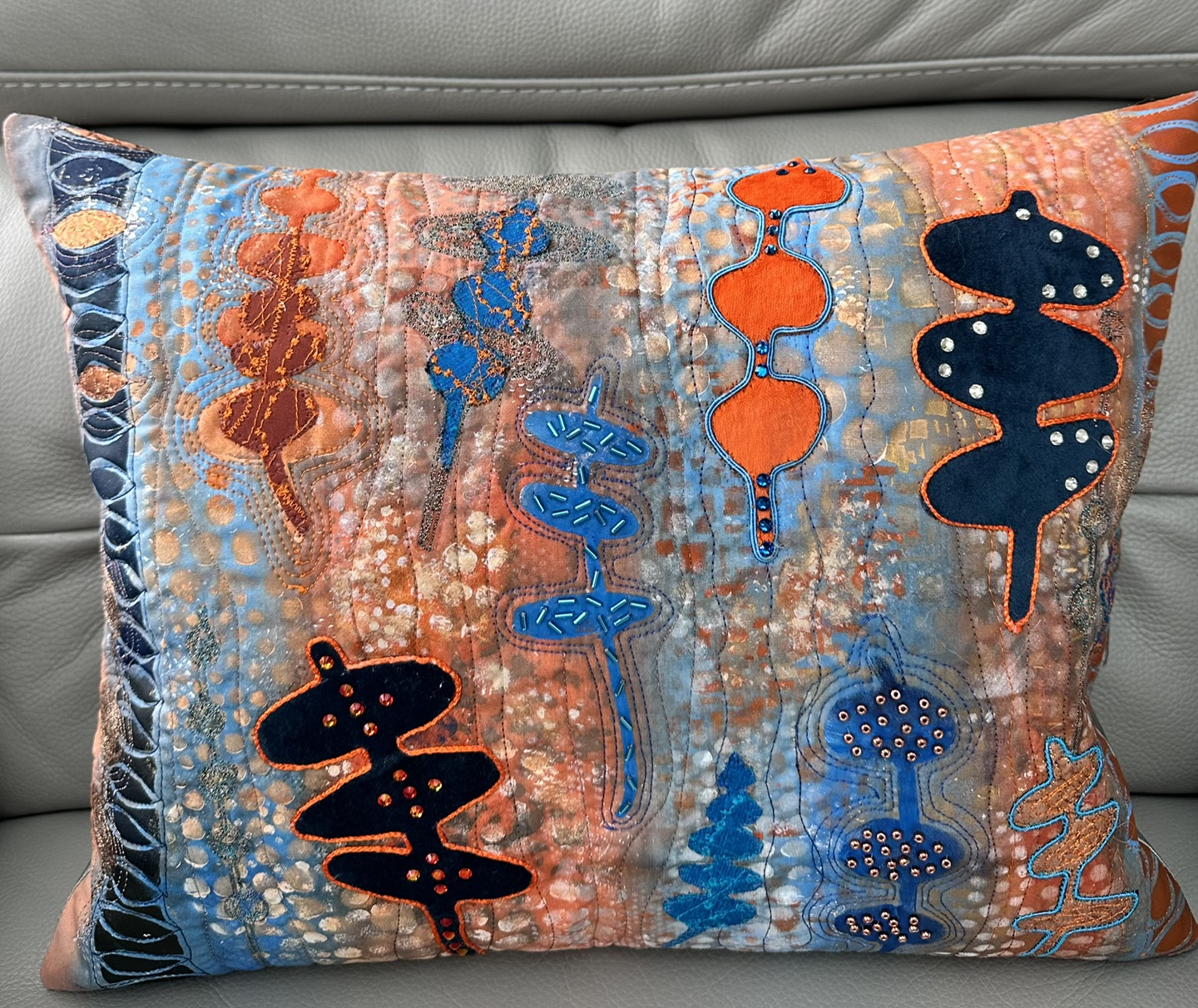 'Flower Power' - A print, stencil and appliqué project *new dates 2027 - Image 21