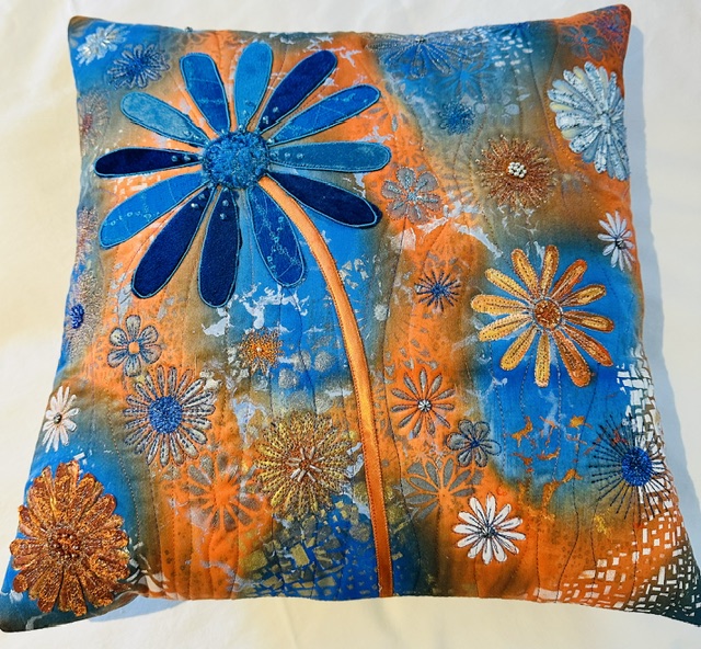 'Flower Power' - A print, stencil and appliqué project *new dates 2027 - Image 22