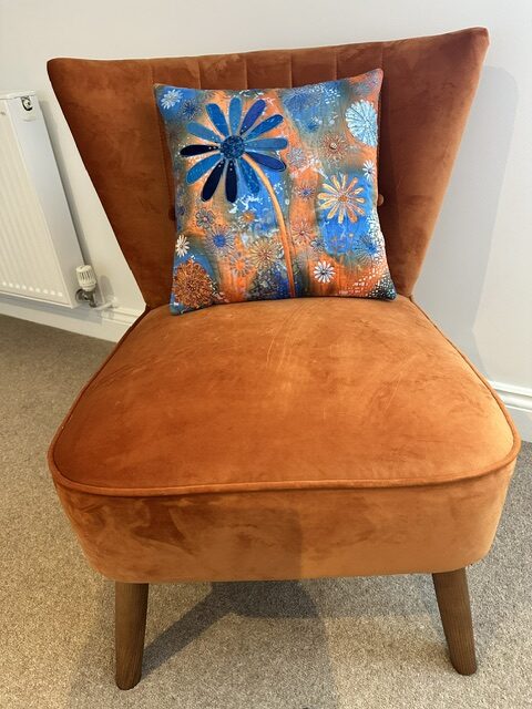 'Flower Power' - A print, stencil and appliqué project *new dates 2027 - Image 23